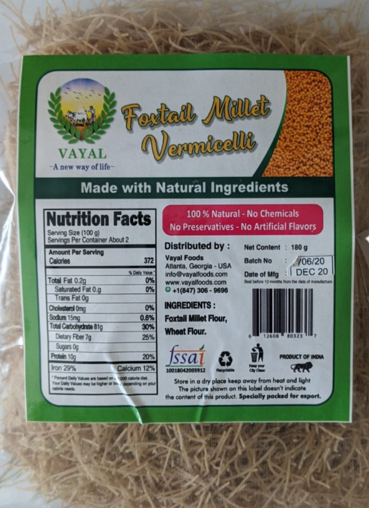 South indian kelvaragu vermicelli - Vayalfoods