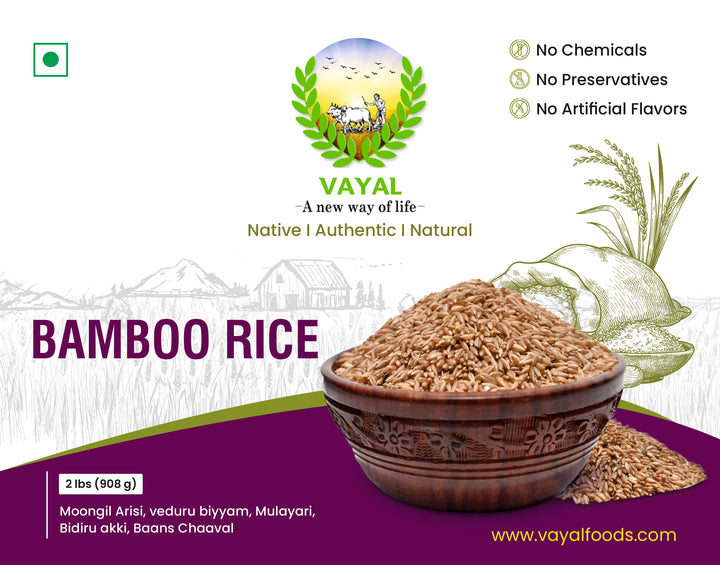 Chemical free Traditional Bamboo Rice