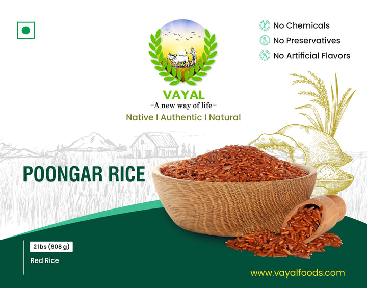 Organic Poongar Rice - Vayal foods